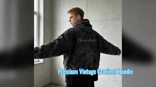 Chiying Vintage Gradient Hoodie Premium Streetwear Bulk