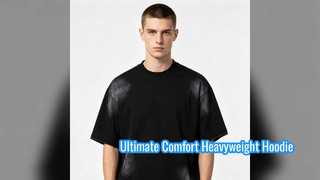 Heavyweight Comfortable Hooded Sweatshirt for Daily Wear